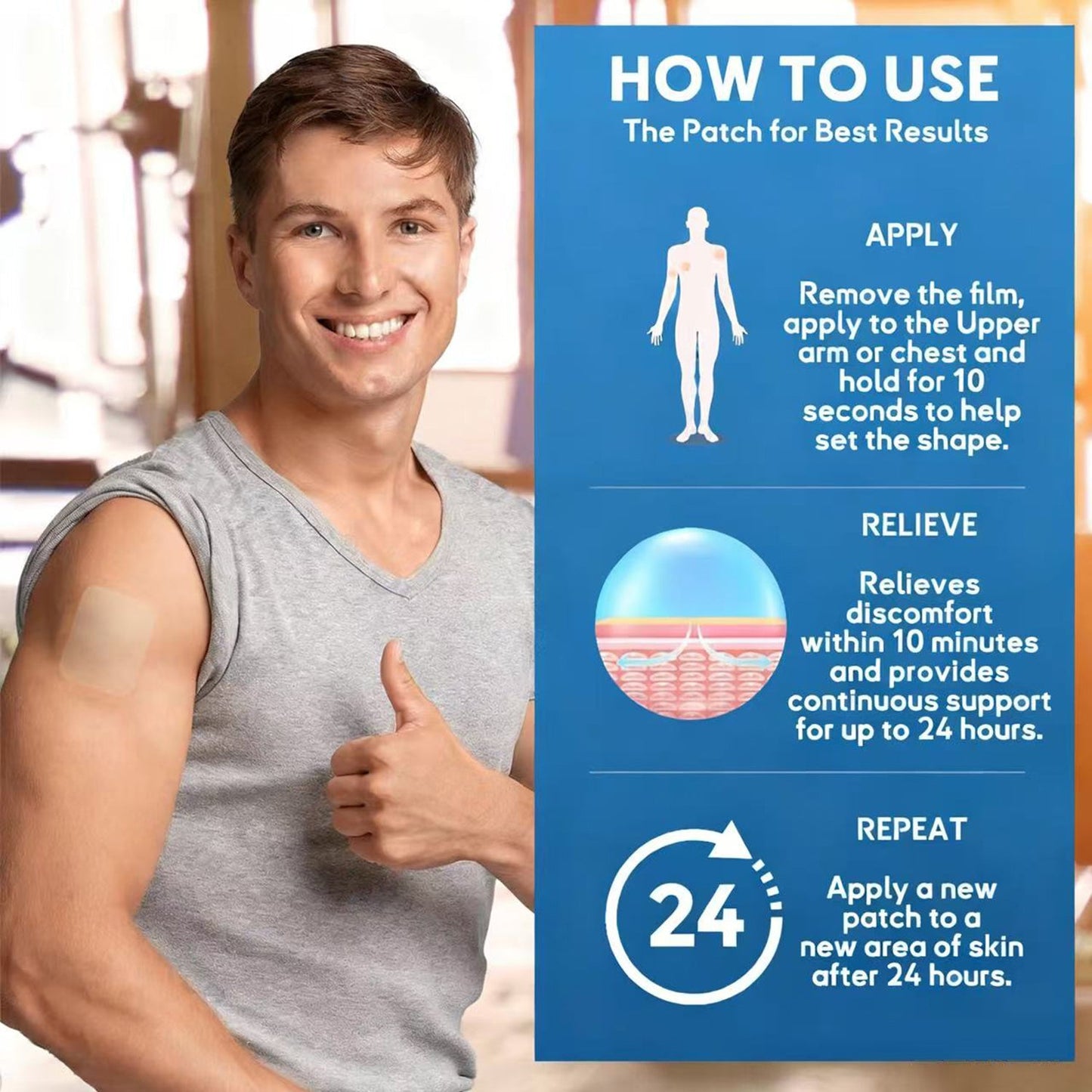 🫁✅ FDA odobren LOVILDS™ DoubleNano flaster za ublažavanje simptoma KOPB-a (💝 kašalj, piskanje, kratkoća daha, iskašljavanje, začepljen nos, bronhitis, alergijski simptomi, nelagoda u plućima 🫁)